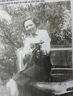 Mary Baggs (Daughter of the farmer Fred worked for).