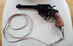 modified to look like a colt 38 from US east coast police